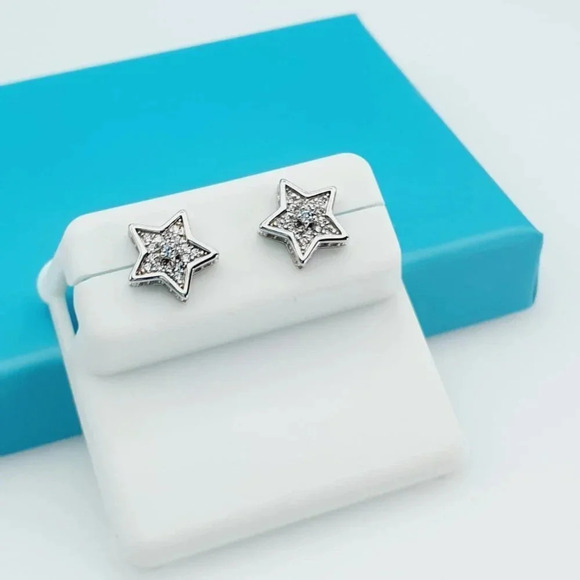 925 Sterling Silver CZ Beautiful Earrings for Women, 1USPAR4207 - Picture 8 of 11